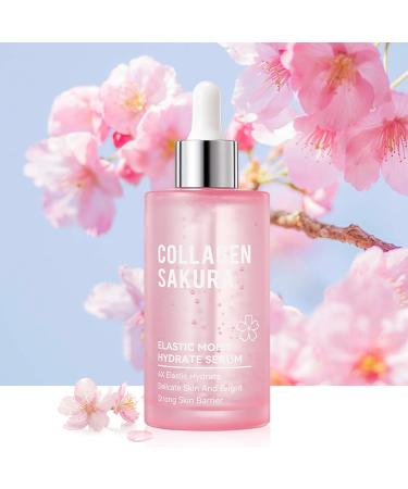 Nurvidis Collagen Serum Anti-Aging Face Serum Anti-Wrinkle Serum Refreshing Moisturizing Serum Sakura Essence Brightening Skin Tone Rejuvenating Oil For Skin Balance 100ml - Buy Online on GoSupps.com