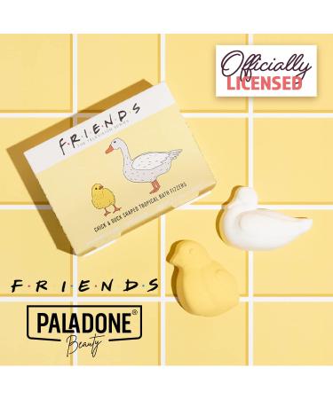 Friends TV Show Chick and Duck Bath Fizzers - 2 Tropical Bath Bombs | Officially Licensed Merchandise for Relaxing Soaks - Buy Online on GoSupps.com