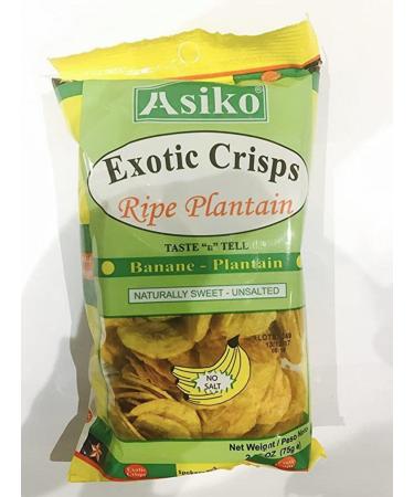 Exotic Plantain Chips Natrural 75g Box of 30-Fd