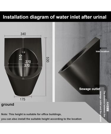 Inodoro moderno para ba o inodoro suspendido de Acero inoxidable 304 para Hombres sanitarios de inducci n drenaje de pared inodoros p blicos Red Bronze Urinal - Buy Online on GoSupps.com