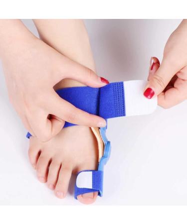 Oiakus Bunion Corrector for Women | 2PC Hallux Valgus Adjustable Pain Relief | Day & Night Support for Men & Women - Blue - Buy Online on GoSupps.com