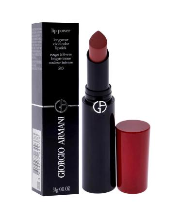 Buy Giorgio Armani Lip Power Longwear Lipstick 503 Eccentrico - Vivid Pink Color | 0.11 oz | International Shipping Available - Buy Online on GoSupps.com