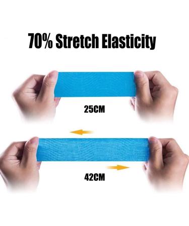 Kinesiology Tape Knee and Muscle Suppor Kinesiology Tape Precut (3 Rolls 60 Strips) Waterproof Sports Tape for Athletes(Flesh Color) - Buy Online on GoSupps.com