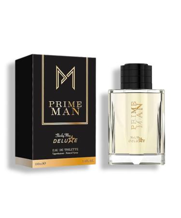 "M" Prime Man Pour Homme Eau de Toilette for men 3.4 Fl. Oz Spicy - Woody Fragrance for Men