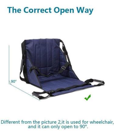 Patient Lift Sling Transfer Seat Pad Emergencies Wheelchair Transport Belt Nursing Belts for Elder Disabled - Foldable Full Body Lifting Sling Seat for Disabled Patients Wheelchair Assist Frifer - Buy Online on GoSupps.com