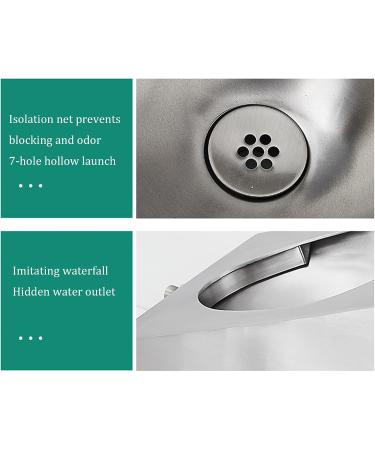 Inodoro moderno para ba o de Acero inoxidable 304 port til para Hombres inodoro p blico de inducci n con drenaje montado en la pared inodoro cuadrado montado en la pared alta eficiencia B6 - Buy Online on GoSupps.com