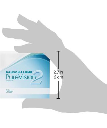 Buy Bausch + Lomb PureVision 2 Monthly Contact Lenses - Thin & Soft 6 Pack BC 8.6mm DIA 14 -2.50 Diopters - International Shipping Available - Buy Online on GoSupps.com