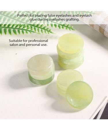 Buy Eyelashes Glue Holder | Jade Stone Pad for Eyelash Extensions | Best Grafting Tools - Buy Online on GoSupps.com
