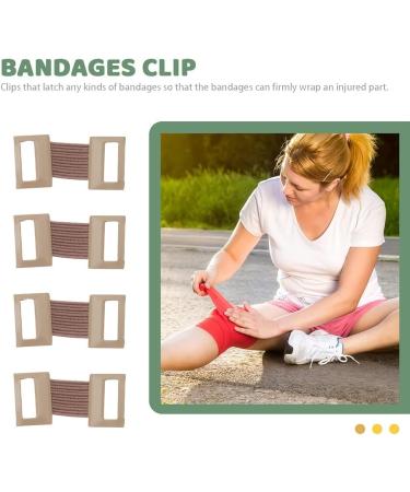 Lizusidtsy 50Pcs Elastic Bandage Wrap Stretch Metal Clips Fixation Clamps Hooks Kit for Various Types Sport Bandages - Buy Online on GoSupps.com