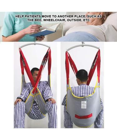 Toileting Full Body Heavy Duty Patient Lift Sling Bathroom Transfer Hammock 4-Point Transfer Sling Hoist for Lifting Elderly Divided Leg Shower Sling Patient Full Body Lift Sling 1 - Buy Online on GoSupps.com