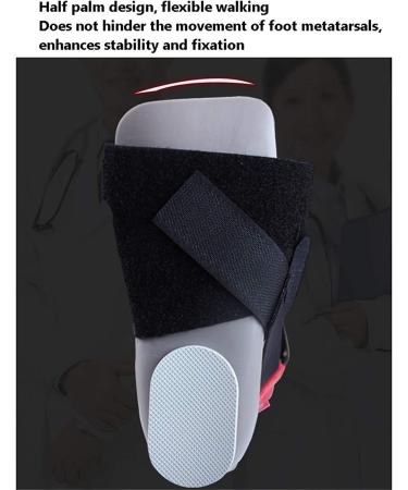 Ankle Foot Orthosis for Drop Foot - Adjustable Stabilizer Support for Flaccid Foot Drop & Dorsiflexion (Right Size L 39-41 - Buy Online on GoSupps.com