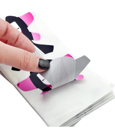 100Pcs Professional Stiletto Nail Forms - Dragonfly Pattern Acrylic Nail Extensions | Self-Adhesive UV Gel Nail Art Guide HJ-NTF057 - Buy Online on GoSupps.com