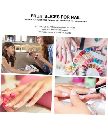 DOITOOL 4800 Pcs 12 Fruit Sliced nail Art Accessories Resin Flatback Beads Nail Fruit Slice Flower Nail Decals Nail Art Decorations Makeup Tools Nails Decoration Scrapbook Flowers - Buy Online on GoSupps.com