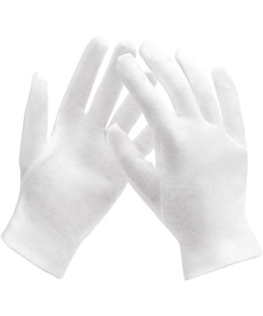 10 Pairs Moisturizing Gloves | Premium Cotton for Overnight Bedtime | Cosmetic Inspection | Eczema & Dry Skin Therapy | One Size Fits All - Buy Online on GoSupps.com