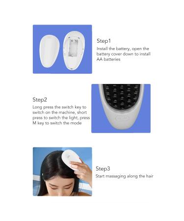 Shop Electric Scalp Massager & Hair Washer - LED Vibrating Brush for Hair Growth - Buy Online on GoSupps.com
