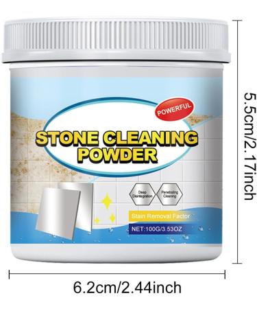 Stone Cleaning Powder - All-Purpose Powder Cleaner for Kitchen | Portable Powder Cleaner for Glaze Glass Tiles Household Cleaning Powder for Stainless Steel - Buy Online on GoSupps.com