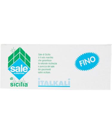  ITALKALI Sicilian Salt Fine Food Salt 1000 g - Buy Online on GoSupps.com