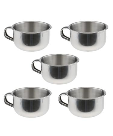 Buy F Fityle 5 Pieces Stainless Steel Beard Shaving Bowl Set for Men | Premium Barber Essentials for Grooming | International Shipping Available - Buy Online on GoSupps.com