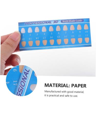 Healvian Tooth Coloring Cards - 60 STK Tooth Color Guide for Whitening & Care | International Shipping Available - Buy Online on GoSupps.com