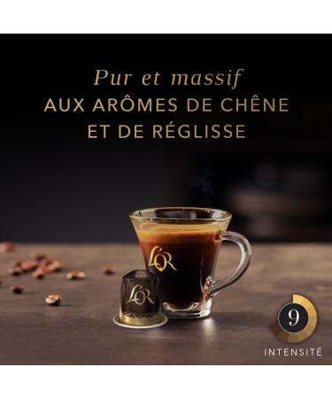 L'OR Forza - 100 Coffee Capsules Intensity 9 - Nespresso * Compatible (Pack of 10 x 10) - Buy Online on GoSupps.com