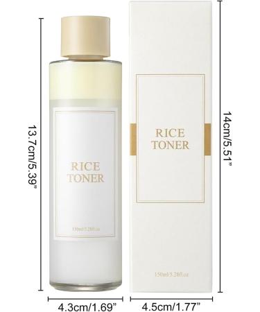 Rice Toner Toner 150ml Rice Essential Toner Moisturising Toner Repairs The skin barrier and deeply moisturises - Buy Online on GoSupps.com