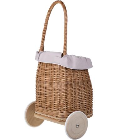 Buy e-Wicker 24 Willow Cart | Pink Basket Trailer for International Shipping - Buy Online on GoSupps.com