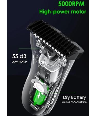 Professional Hair Clippers for Men | Waterproof Trimmer for Groin Body & Armpit Hair | Ceramic Blade Wet/Dry Grooming Tool - Buy Online on GoSupps.com