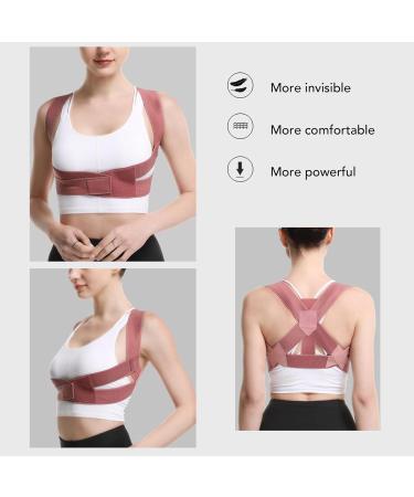 Breathable Back Support Belt for Posture Correction - Unisex Orthodontic Back Brace (Red) | International Shipping - Buy Online on GoSupps.com