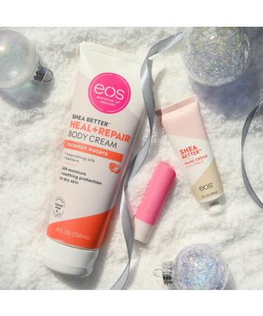 eos Limited Edition Holiday Collection: Pink Champagne Lip Balm & Coconut Waters Hand Cream - 3-Pack Winter Gift Set for Sensitive Skin - Buy Online on GoSupps.com