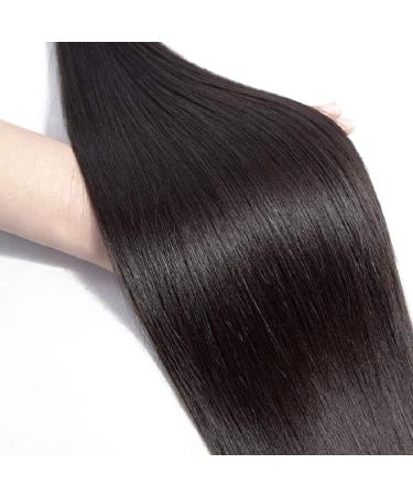 Ladiary Remy Brazilian Human Hair Bundles - Unprocessed Virgin Straight Hair Natural Smooth 400g 4 Bundles (12-18 Inch) - Premium Quality Hair for All Styles - Buy Online on GoSupps.com