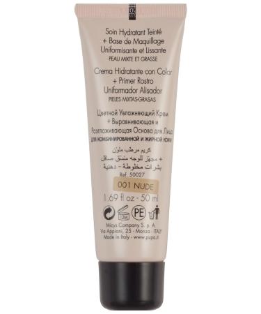 PUPA Milano BB Cream + Primer for Oily Skin 50ml - Shade 001 Nude - Buy Online on GoSupps.com