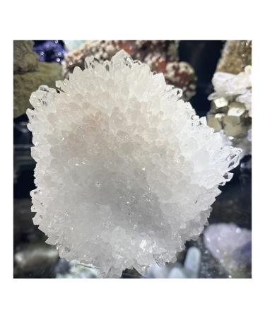 Natural Clear Quartz Cluster Minerals for PositiveStone Home Furnishing Decoration Crafts (Size : 600-650g) HOMEZHOU (Size : 300-350g)