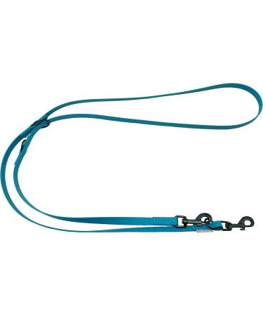 Biothane Dogeline Black Hook - Adjustable Leash for Small & Large Dogs | 2m to 5m Lengths - Petrol 3.50m x 13mm - Buy Online on GoSupps.com