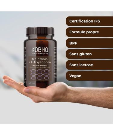 Melatonin 1.9 mg with Organic Tryptophan | Sleep Well | Tablets Intense Fatigue Burnout - Buy Online on GoSupps.com