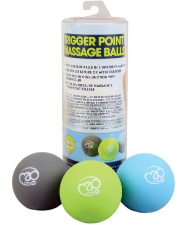 Fitness Mad Trigger Point Massage Ball Set Black/Silver Multicolor | One Size | Improve Recovery & Performance - Buy Online on GoSupps.com