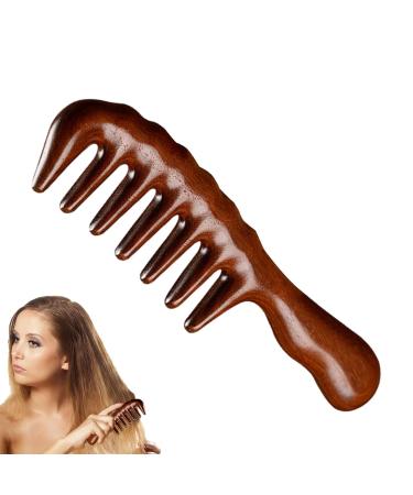 Handmade Wooden Hair Brush & Scalp Massager for Thick Curls | High-Quality No Static Combs for Women - Buy Online on GoSupps.com
