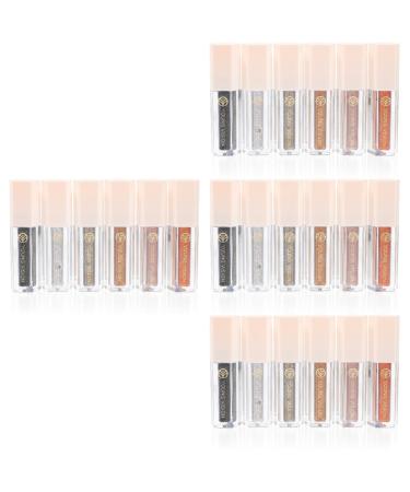 Didiseaon 24 Pcs Eye Shadow Set Glitter Liquid Eyeliner Shiny Miss Lasting Highlighter