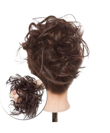 Buy Tess Hair Part Dutt Tie - Smooth Shaped Hair Knot Updos | Affordable 45g Medium Brown Hair Extensions for Women - Buy Online on GoSupps.com