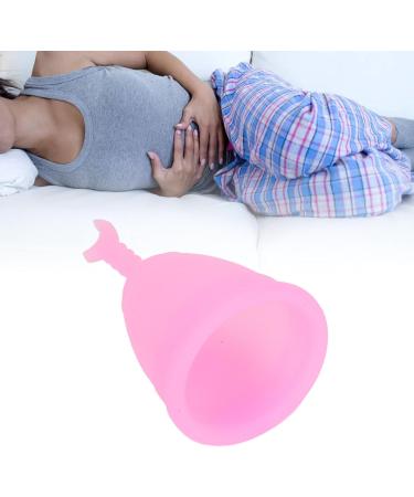 Buy Flexible Menstrual Cup - Portable Crescent Stem for Women | Eco-Friendly Pink Menstrual Cups for Travel - Buy Online on GoSupps.com