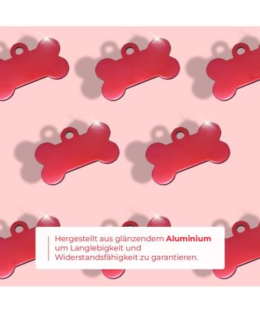 Personalized Bone-Shaped Pendants for Dogs & Cats - Ibera Gifts | Custom Engraving for Collars - Ideal for Medium to Large Breeds - Buy Online on GoSupps.com