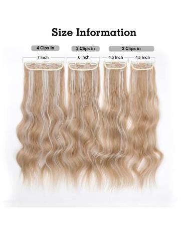 YDDM 20 Inch Wavy Clip-In Hair Extensions - Synthetic Realistic Look - 4pcs Affordable Women s Hair Clips - 24AH613# - Buy Online on GoSupps.com