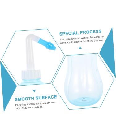 Nasal Cleaner for Adults - Portable Tea Kettle Plastic Cleaner Set for Sinus Rinse & Nose Flusher - Buy Online on GoSupps.com