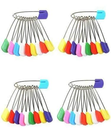 Baby Bells 120 Pcs Stainless Steel Diaper Pins - Safe Locking Closures for Special Events, Crafts, or Colorful Laundry - Buy Online on GoSupps.com