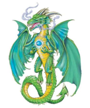 Fantasy Dragons Temporary Tattoos - Set of 10 Colorful Dragon Designs - Buy Online on GoSupps.com