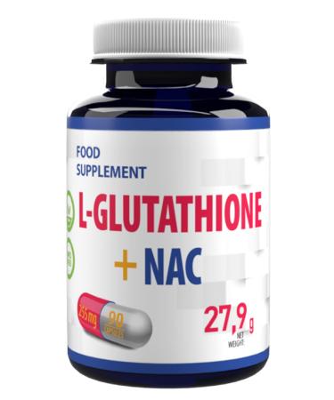 Hepatica L-Glutathione + NAC (N Acetyl Cysteine) 255mg 90 Vegan Capsules 3rd Party Lab Tested High Strength Supplement Gluten and GMO Free - Buy Online on GoSupps.com
