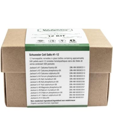 Buy Jackson's 12 Cell Salt Kit - 500 Vegan & Lactose-Free Cell Salts #1-12 | International Shipping Available - Buy Online on GoSupps.com