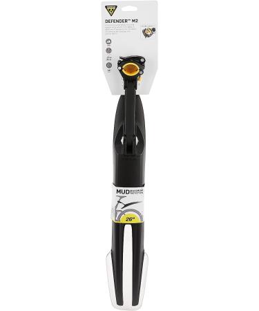Topeak Defender M2 Rear Mountain Bike Mudguard Black | Durable Protection - Buy Online on GoSupps.com