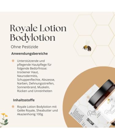 Threat Royale Lotion - 100g Moisturizing Body Lotion with Gel e Royale Shea Butter & Honey | 3-Pack Savings - Buy Online on GoSupps.com