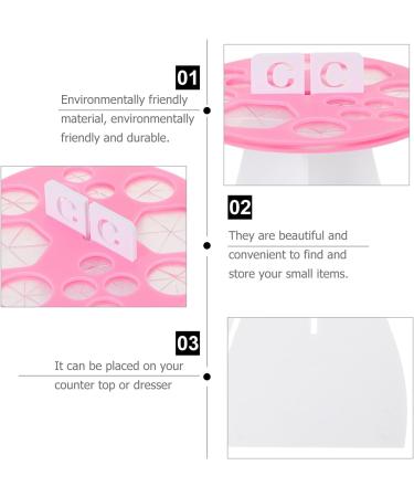 Mobestech Makeup Brush Drying Rack - Creative Acrylic Organizer for Cosmetic Brushes - Pink Storage Holder - Buy Online on GoSupps.com