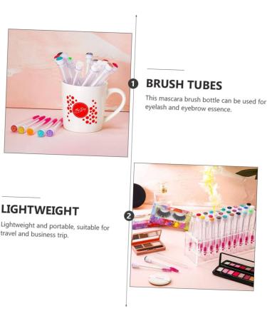 20pi ces Tubes Pour Brosses Cils Contenant Pour Extensions De Cils Flacon Transparent R utilisable - Buy Online on GoSupps.com